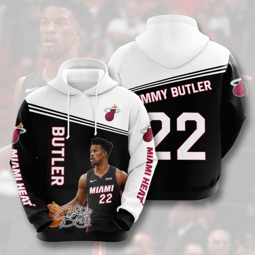 Gifts For Men - Custom All Over Print Sports Team Jimmy Butler Miami Heat Hoodie 3D