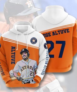 Gifts For Men - Custom All Over Print Sports Team Jose Altuve Houston Astros Hoodie 3D
