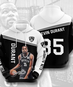 Gifts For Men - Custom All Over Print Sports Team Kevin Durant Brooklyn Nets Hoodie 3D