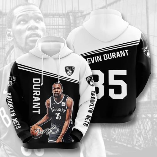 Gifts For Men - Custom All Over Print Sports Team Kevin Durant Brooklyn Nets Hoodie 3D