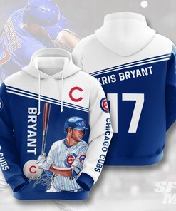 Gifts For Men - Custom All Over Print Sports Team Kris Bryant Chicago Cubs Hoodie 3D