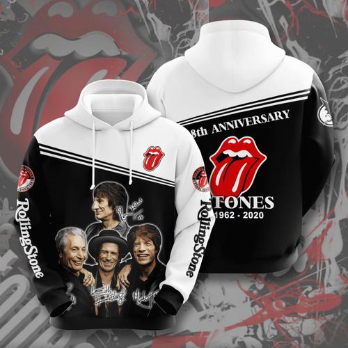 Gifts For Men - Custom All Over Print Sports Team The Rolling Stones Hoodie 3D