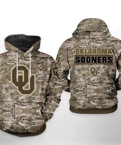 Gifts For Ncaa Football Fans: Oklahoma Sooners Skull Fire Eyes Art 3D Hoodie
