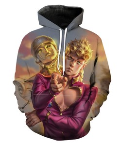 Giorno Giovanna Jojo'S Bizarre Adventure Golden Wind Hoodie 3D | 3D Hoodies For Men Graphic