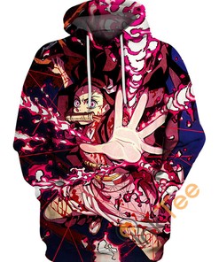 Girl With Prominent Fangs Hoodie 3D | Custom All Over Print Hoodie