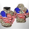Give Your Best With Nashville Predators Nhl Us Flag Team 3D All Over Print Hoodie With Zip Up