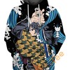 Giyu Tomioka Hoodie 3D | All Over Print Hoodie Printful
