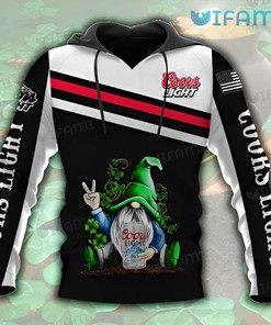Gnome Saint Patrick'S Day Coors Light All Over Print Hoodie 3D Beer Lovers Gift