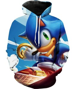 Go On An Adventure With Sonic The Hedgehog Game 3D Hoodie For Gamers 