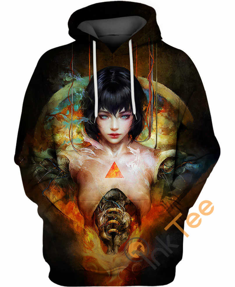 God Damn Hot Hoodie 3D | All Over Print Hoodie Printful
