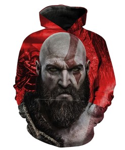 God Of War Kratos Hoodie 3D | All Over Print Hoodie Printful