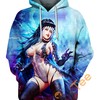 Godzilla Girl Ahegao Hoodie 3D | All Over Print Hoodie Printful