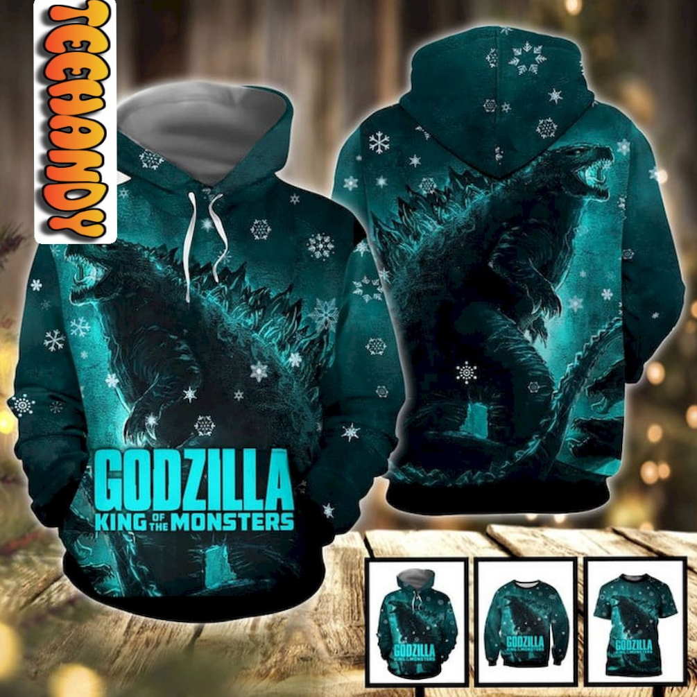Godzilla Monster Hoodie 3D | Custom All Over Print Hoodie