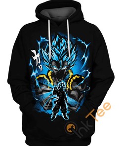 Gogeta Super Saiyan Blue Hoodie 3D | Custom All Over Print Hoodie