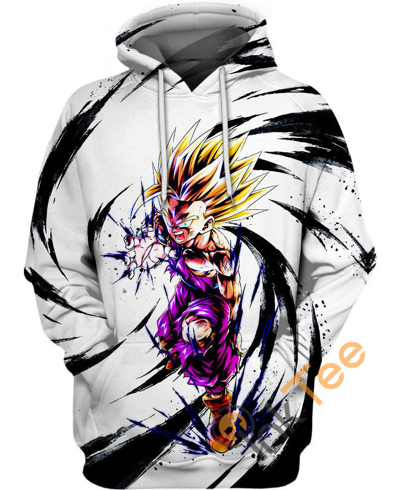 Gohan Super Saiyan Hoodie 3D | 3D Printed Hoodies