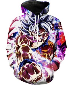 Goku And Jiren Dragon Ball Super Universe Arc Hoodie 3D | All Over Print Hoodie Printful