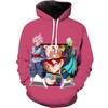 Goku Black And Zamasu Vs Vegeta And Goku Dragon Ball Hoodie 3D | All Over Print Hoodie Printful