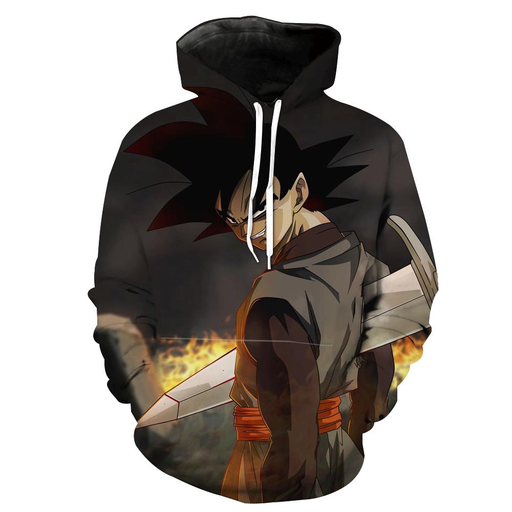 Goku Black Sword Dragon Ball Super All Over Print Hoodie 3D