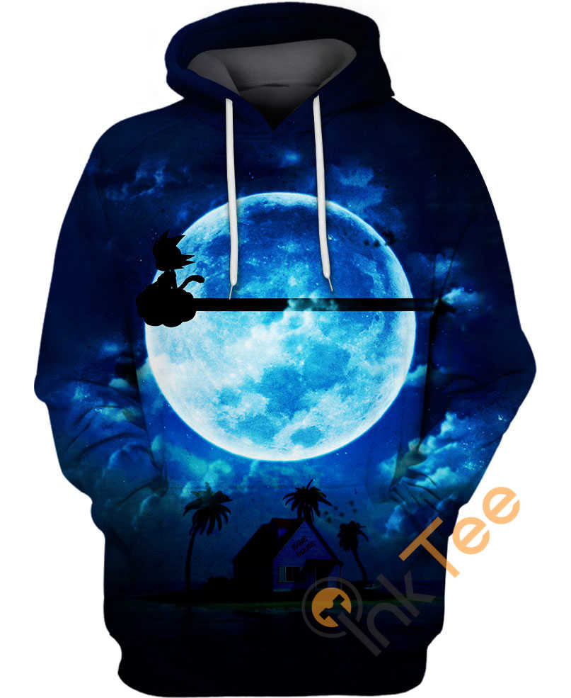 Goku In Kame House Hoodie 3D | All Over Print Zip Up Hoodie Men
