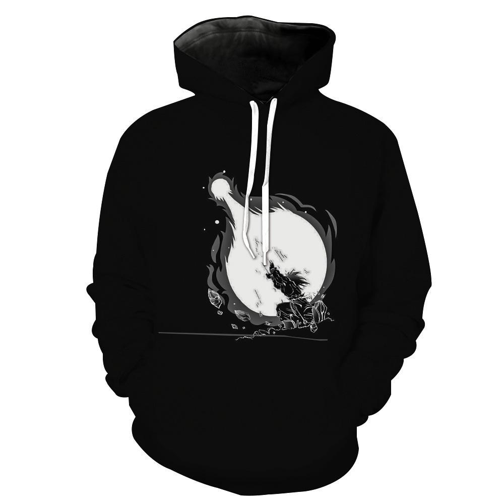 Goku Kamehameha Dragon Ball Z Hoodie 3D Graphic Full Print