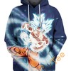 Goku Mastered Ultra Instinct Hoodie 3D | Custom All Over Print Hoodie