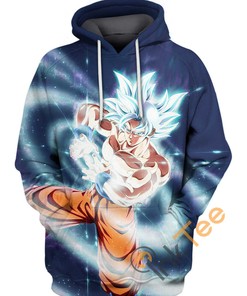 Goku Mastered Ultra Instinct Hoodie 3D | Custom All Over Print Hoodie