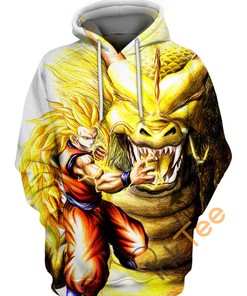 Goku Ssj3 Hoodie 3D | Custom All Over Print Hoodie
