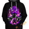 Goku Super Rose Power Hoodie 3D | All Over Print Hoodie Printful