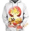 Goku Super Saiyan Sunset Hoodie 3D | Custom All Over Print Hoodie