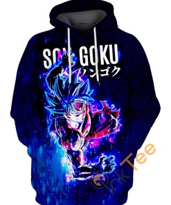 Goku Ultra Instinct Hoodie 3D | All Over Print Hoodie Printful