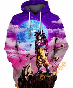 Goku Ultra Instinct Silver Hoodie 3D | Custom All Over Print Hoodie