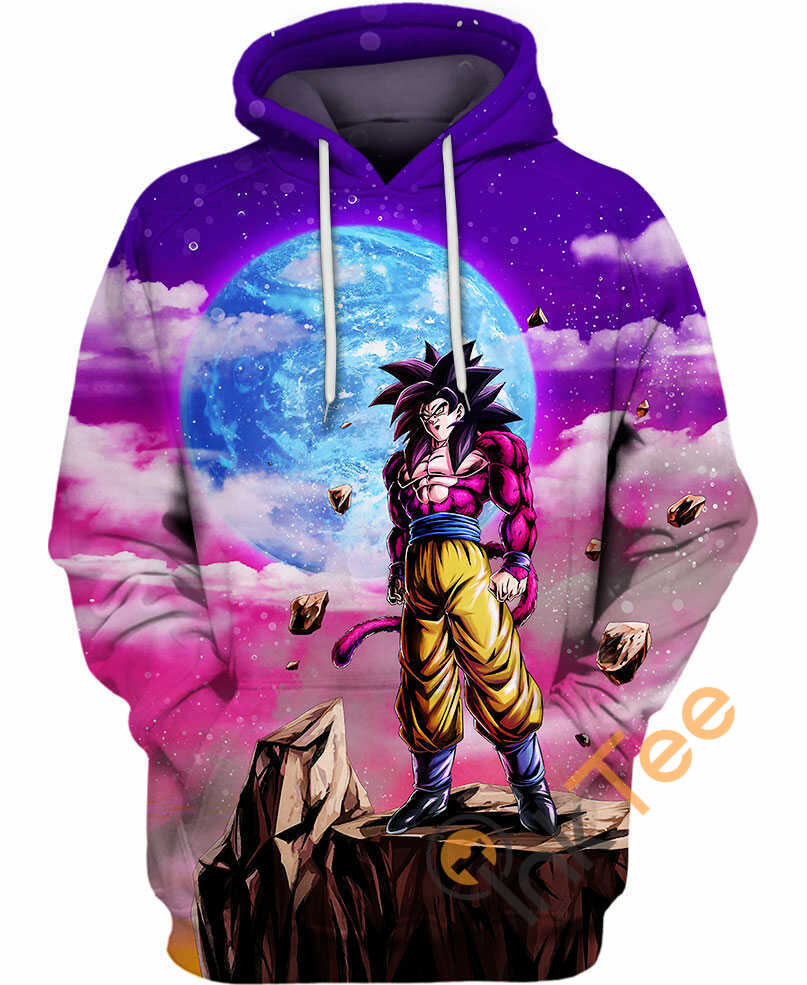 Goku Ultra Instinct Silver Hoodie 3D | Custom All Over Print Hoodie