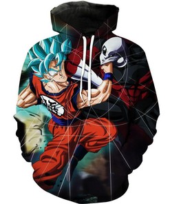 Goku Vs Jiren Fight Dragon Ball Super Fight Hoodie 3D | All Over Print Hoodie Printful