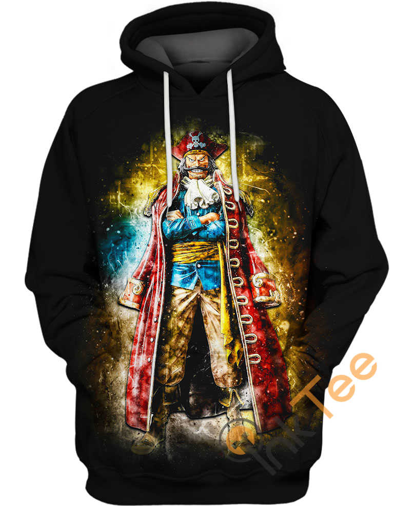 Gol D. Roger Hoodie 3D | All Over Print Hoodie Printful