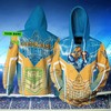 Gold Coast Titan Nrl Lightning Mascot Custom 3D All Over Print Hoodie | Custom 3D Hoodies