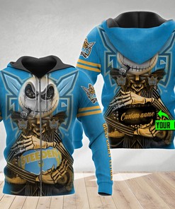 Gold Coast Titans 3D Hoodie Nrl 3D Hoodie | Gifts For Father Day