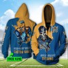 Gold Coast Titans Custom Name 3D All Over Printed Hoodie | Custom 3D Hoodies