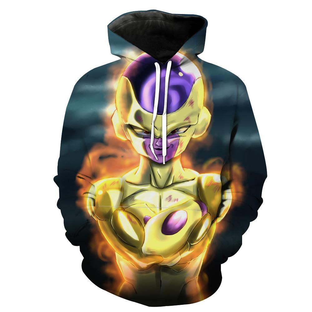 Golden Freeza Dragon Ball Super Frieza Hoodie 3D | Custom All Over Print Hoodie