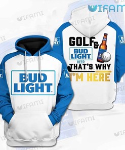 Golf And Bud Light Beer 3D Hoodie - Gifts For Men And Women