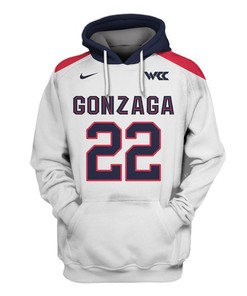 Gonzaga Bulldogs Nfl 3D Hoodie - All Over Print Zip Up Option