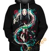 Graffiti Dragon Haku All Over Print Hoodie 3D