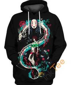Graffiti Dragon Haku All Over Print Hoodie 3D