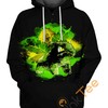 Grass Type Pokemon 3D Hoodie - Inspired Design