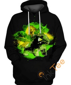 Grass Type Pokemon 3D Hoodie - Inspired Design