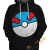 Great Pokeball 3D Hoodie - Pokemon Theme
