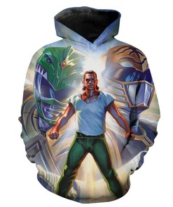 Green Power Ranger Tommy Epic Sport 3D Hoodie - All Over Print