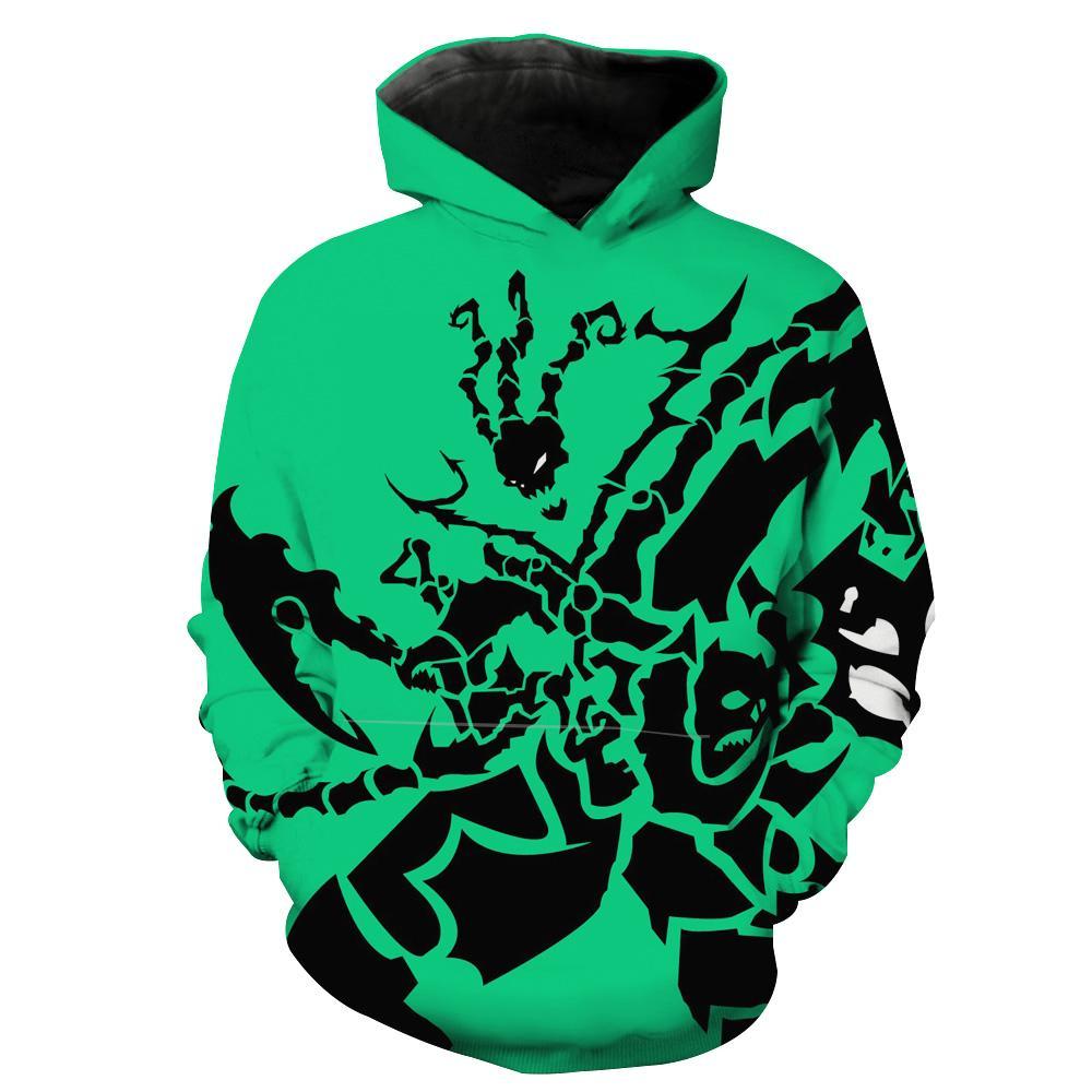 Green Thresh League Of Legends All Over Print 3D Hoodie