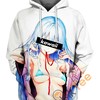 Grey Hair Lady Ahegao 3D Hoodie - Unique And Trending 