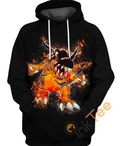 Greymon Digimon 3D Hoodie - Digimon Theme