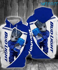 Groot Bud Light 3D Hoodie - 3D Hoodies For Men Graphic
